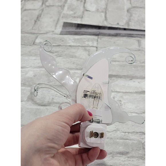 Ganz Metal‎ Butterfly Night Light NWOT 6" x 5.5" Swirls Blue Green Yellow - Picture 9 of 9